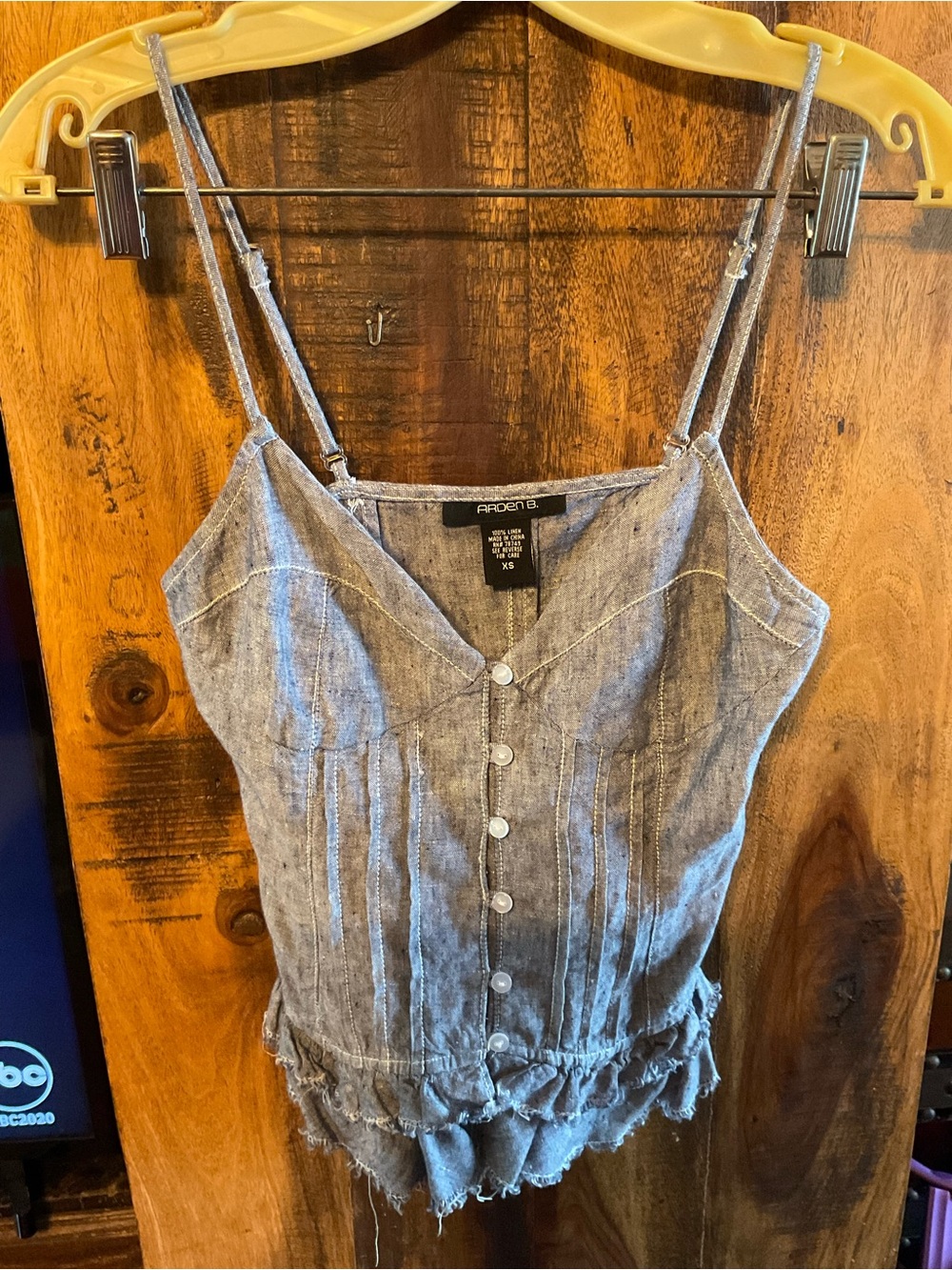 Arden B Denimn Lightweight Spaghetti Strap Cami